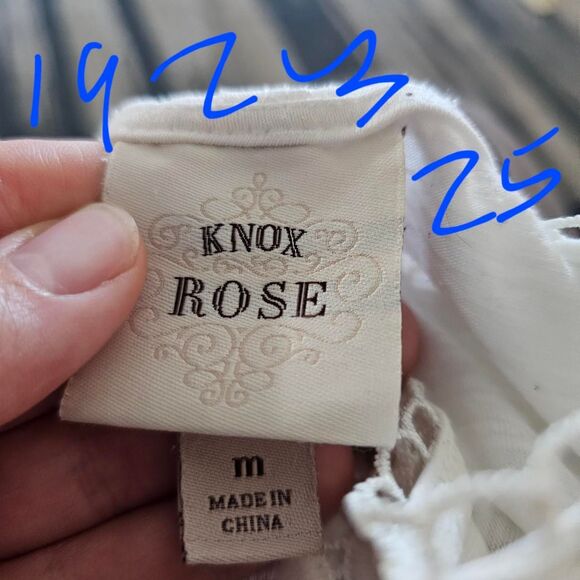 Whimsigoth boho crochet accent sleeveless top - Picture 5 of 5